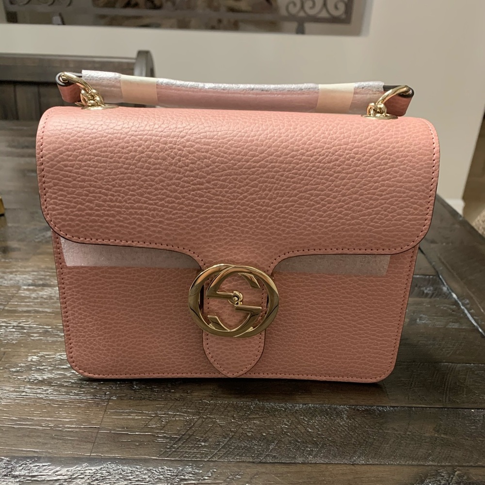 Gucci Marmont Pink Icon interlocking crossbody